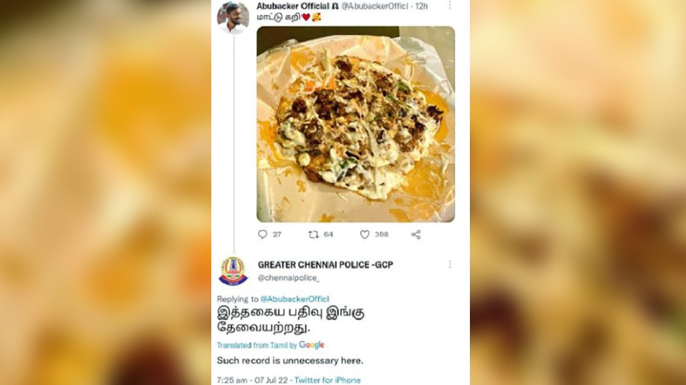 Unwarranted post: GCP rebukes Twitter user for sharing beef pic