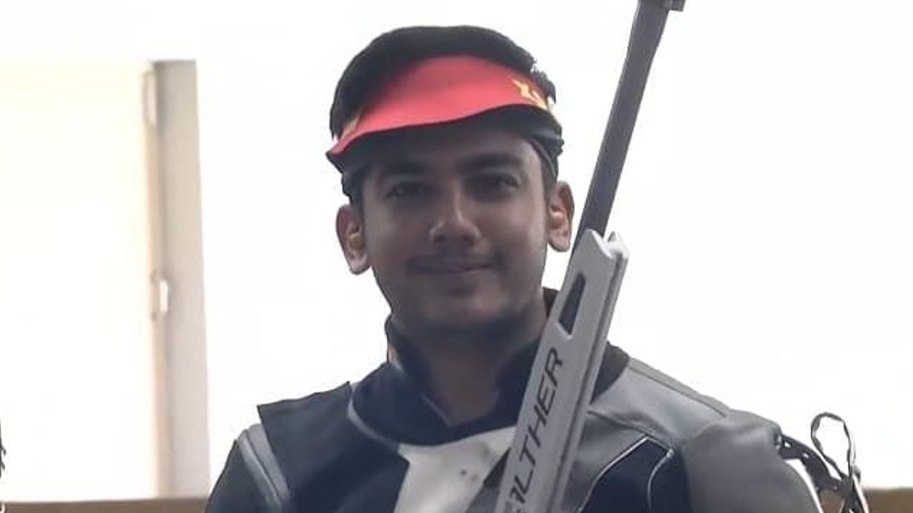 Aishwary Tomar wins gold in Changwon Shooting World Cup Aishwary Tomar wins gold in Changwon Shooting World Cup