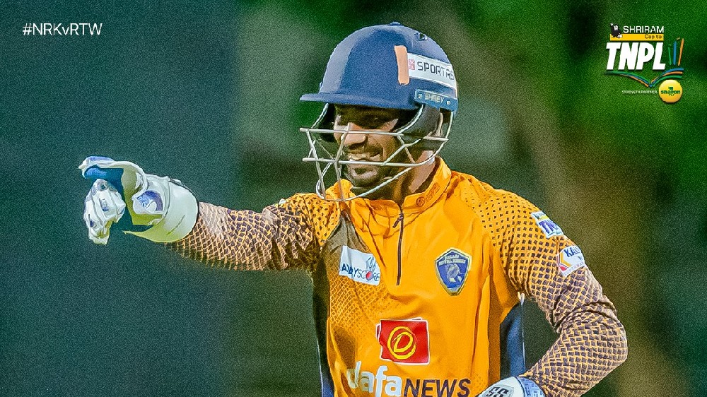 TNPL 2022: NRK beat RTW by 66 runs TNPL 2022: NRK beat RTW by 66 runs