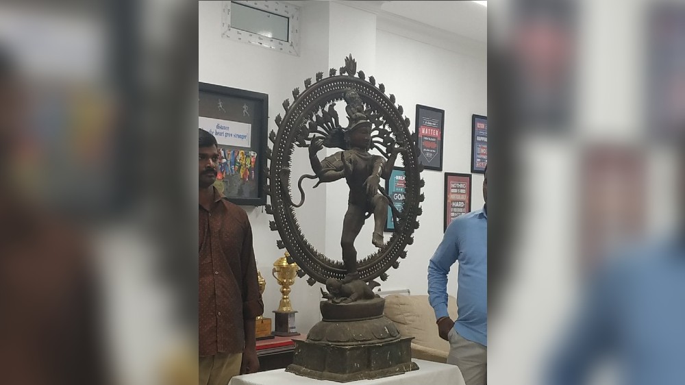 1200-year-old Nataraja idol seized near Chennai