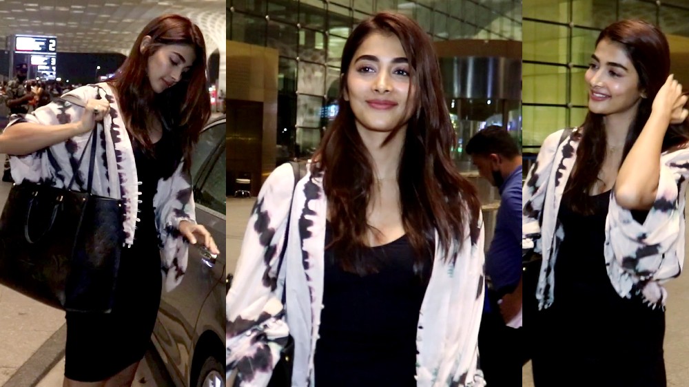 Pooja Hegde flaunts classy look on way to her Bangkok vacation