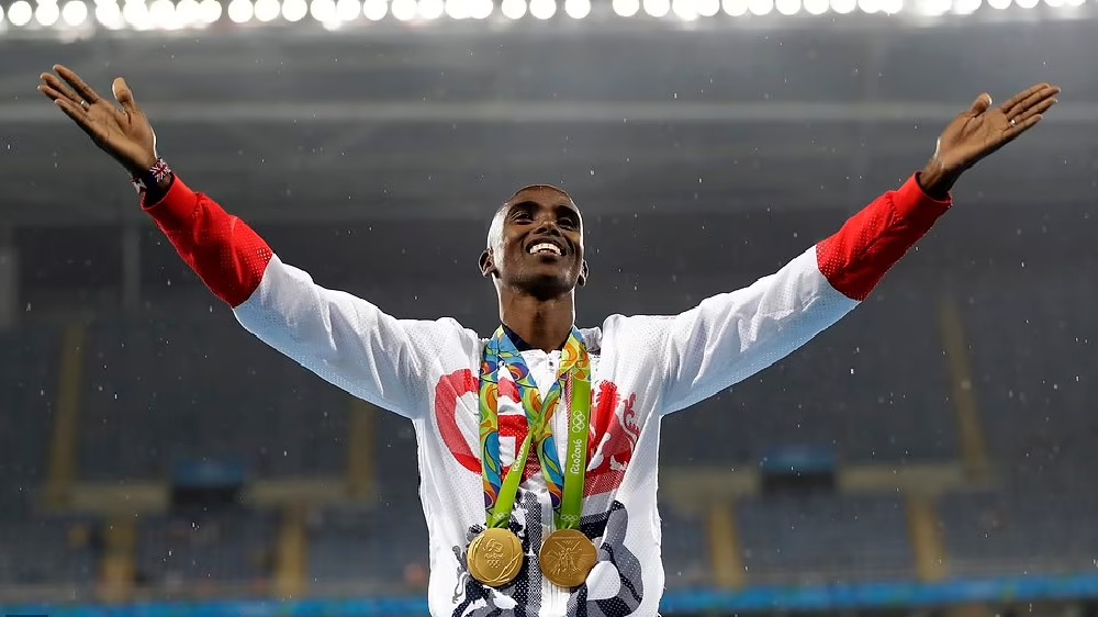 Farah reveals being trafficked to UK