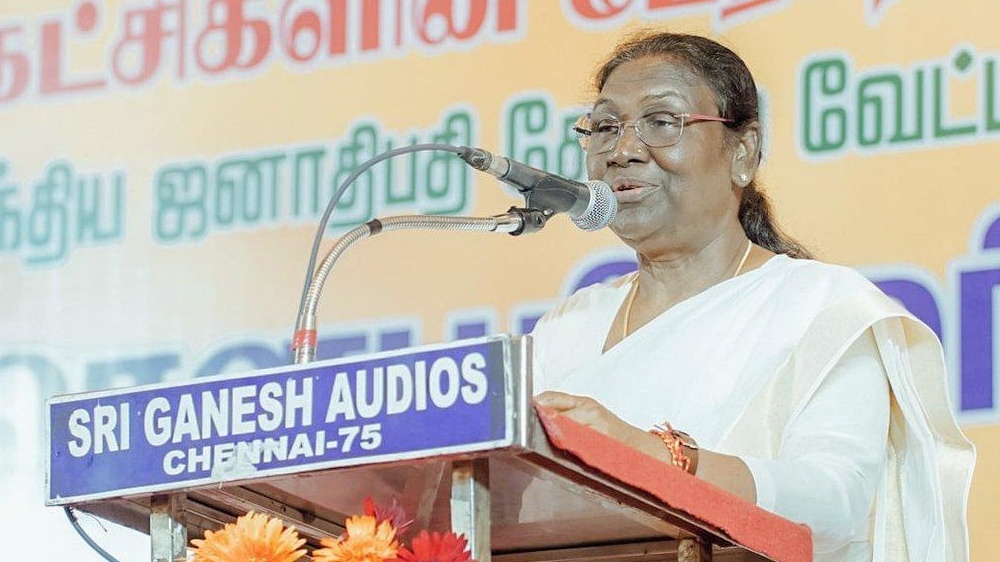 Believe that you will stand by silenced voices: Stalin wishes Murmu Believe that you will stand by silenced voices: Stalin wishes Murmu