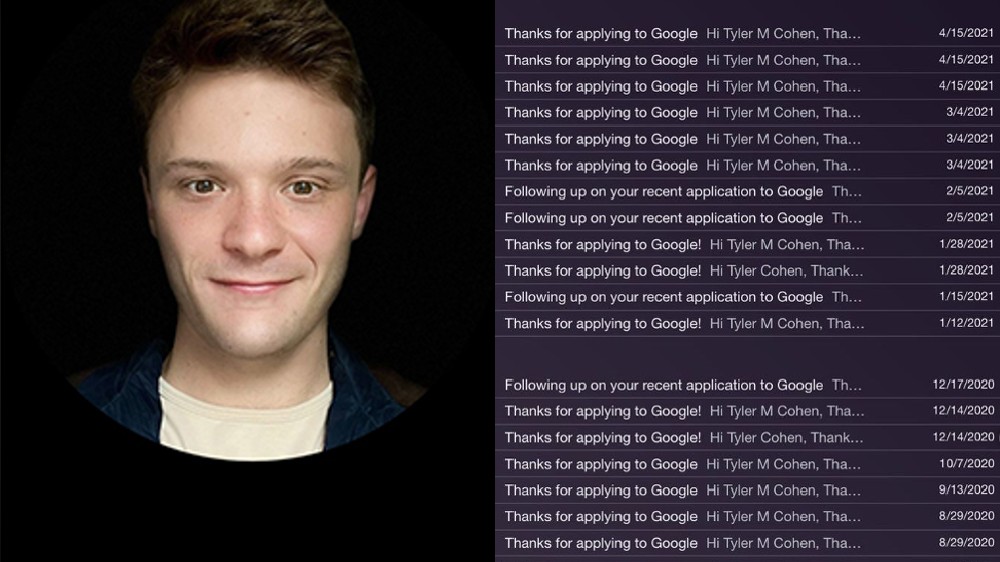 This man got rejected by Google 39 times! His story is now viral This man got rejected by Google 39 times! His story is now viral