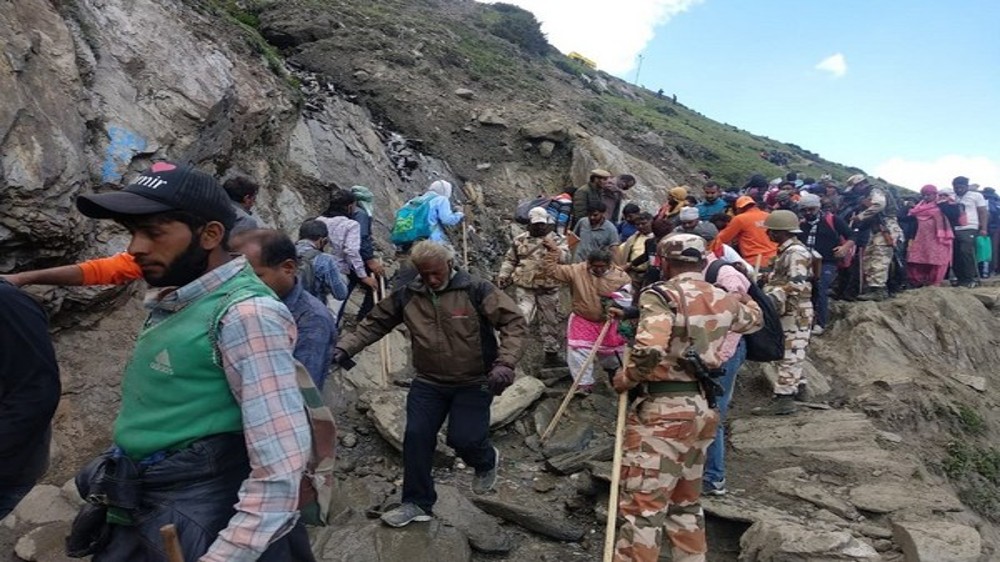 Over 7,000 pilgrims leave Jammu camp for Amarnath