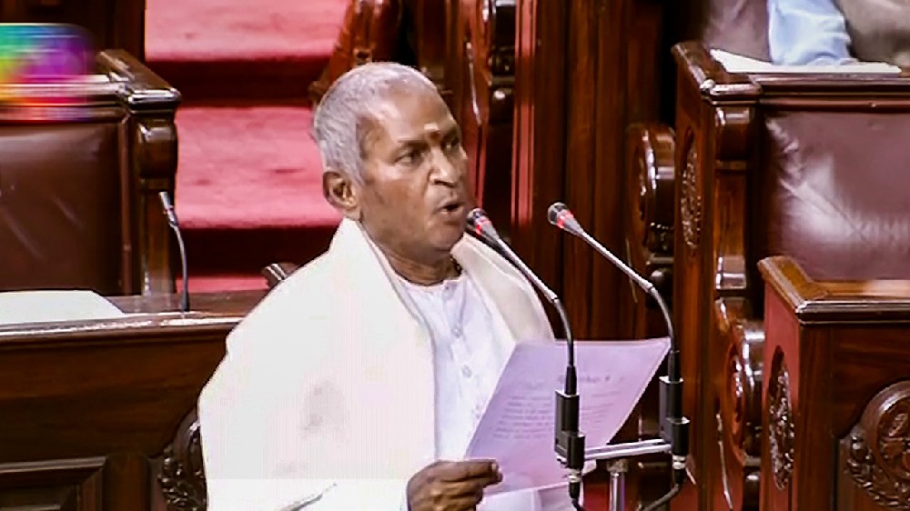 Musician Ilaiyaraaja takes oath as Rajya Sabha MP Musician Ilaiyaraaja takes oath as Rajya Sabha MP