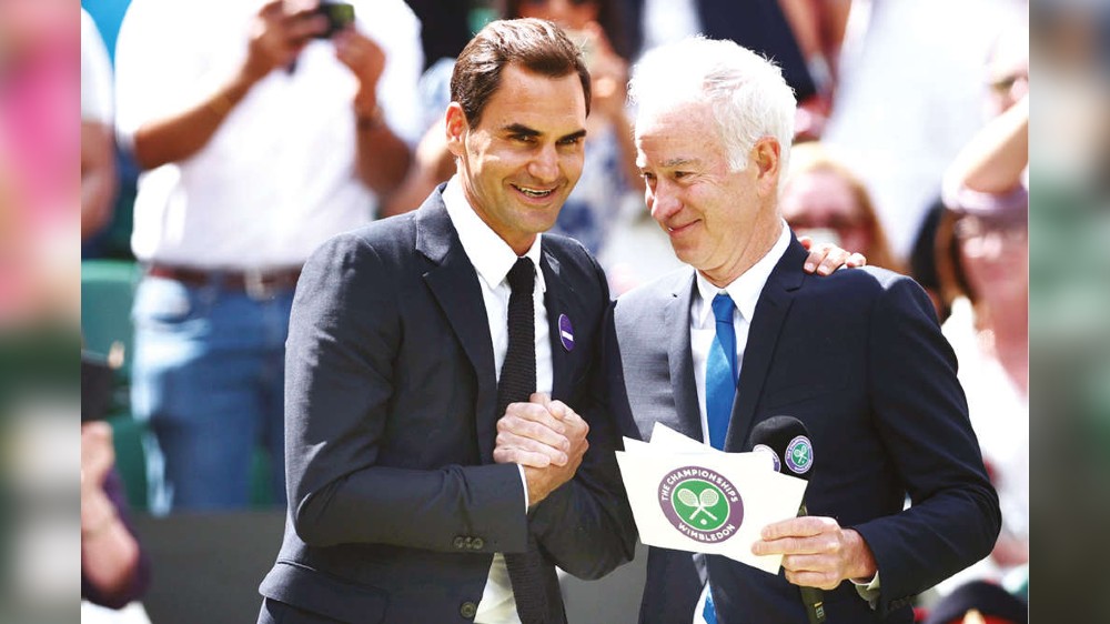 Federer & former champions celebrate 100 years of Centre Court
