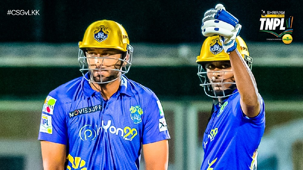 TNPL finals: Kishore & Warrier rein LKK to 138