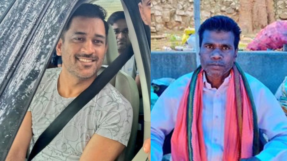 Dhoni gets Rs 40 treatment for his knee pain; pic goes viral