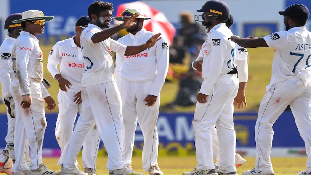 Sri Lanka builds lead to 323 in 2nd Test against Pak