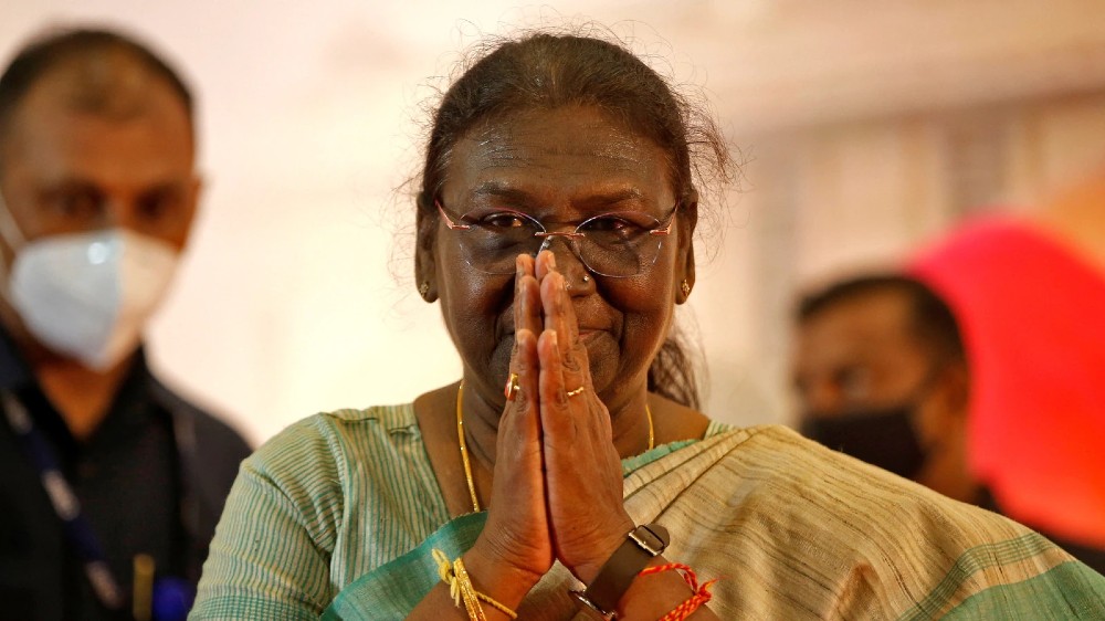 Name Droupadi was given by my teacher: Murmu Name Droupadi was given by my teacher: Murmu