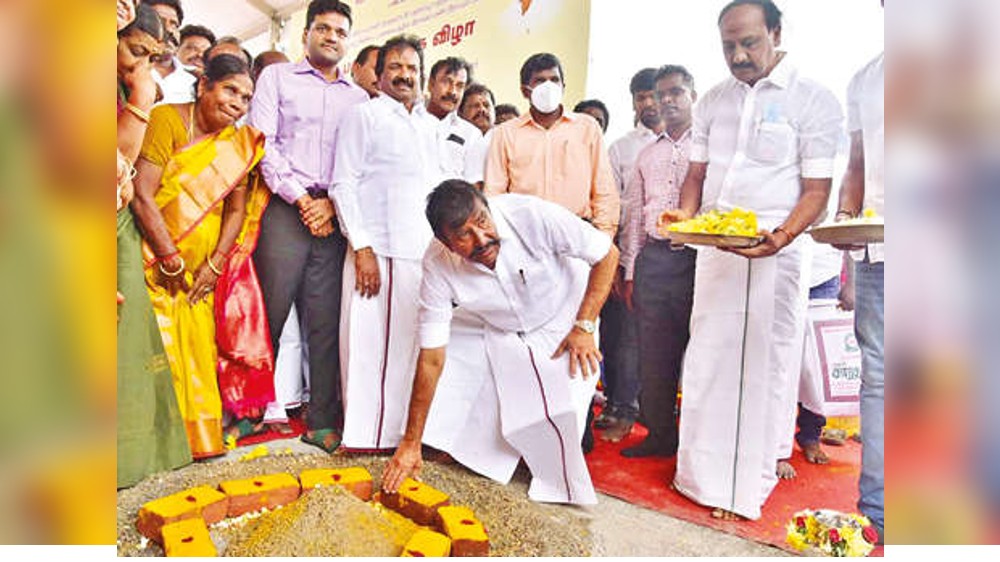 KN Nehru inaugurates Tiruchy IBT works