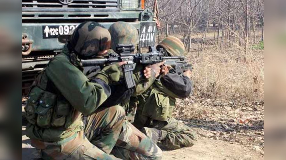 2 militants surrender during encounter in J-Ks Kulgam