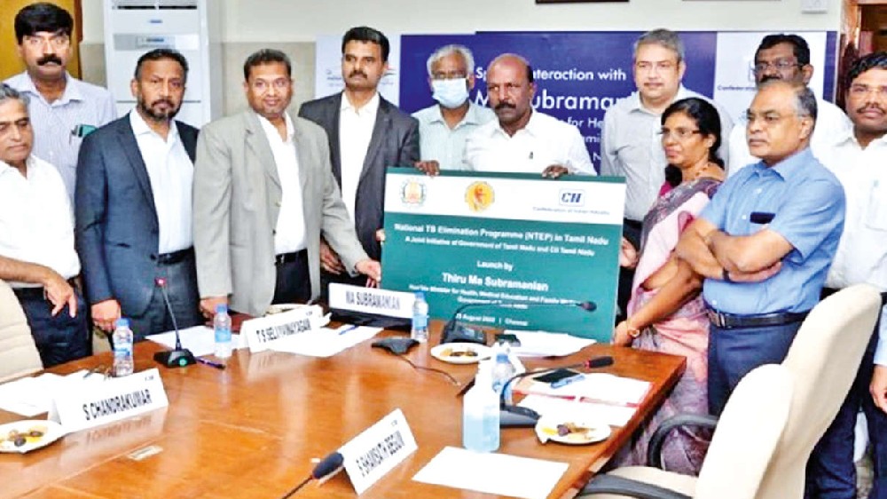 Health dept, CII collaborate for TB eradication in TN