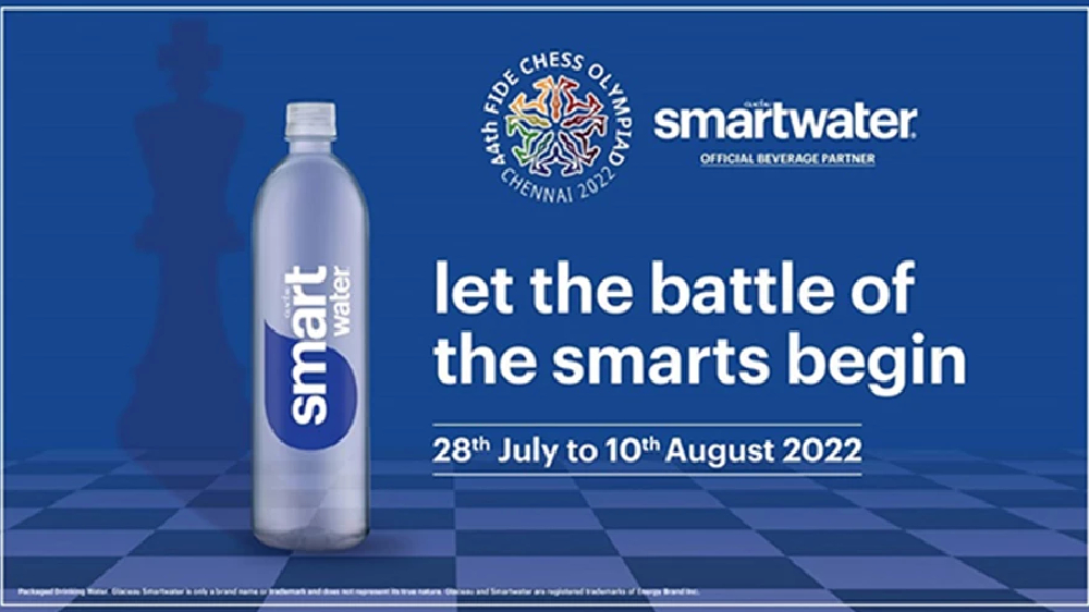 Smartwater is the official beverage partner for Chess Olympiad