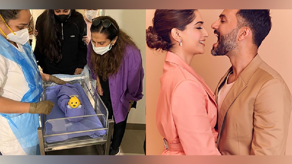 Rhea Kapoor shares first glimpse of Sonam, Anand Ahujas son