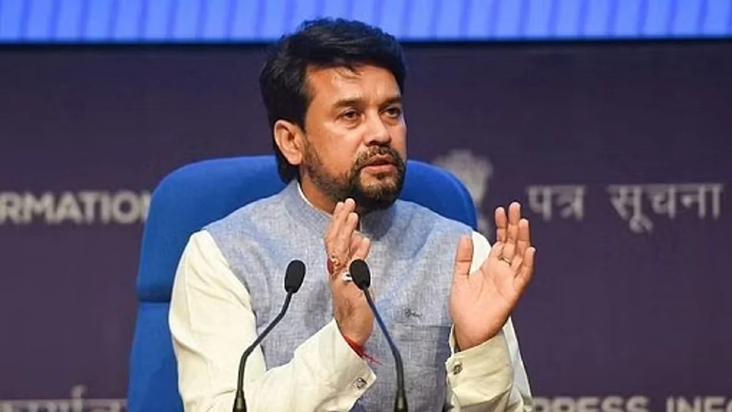 Kejriwal big liar, his ministers bigger liars: Anurag Thakur