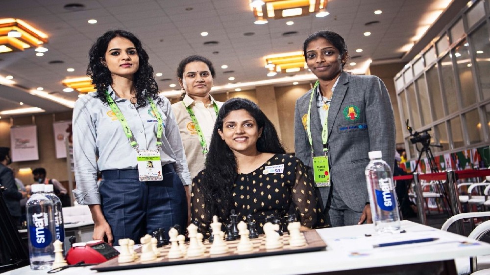 Indian womens team extends unbeaten run at 44th Chess Olympiad