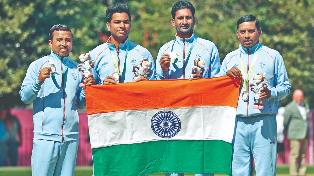 Indian team wins silver in men’s fours lawn bowls