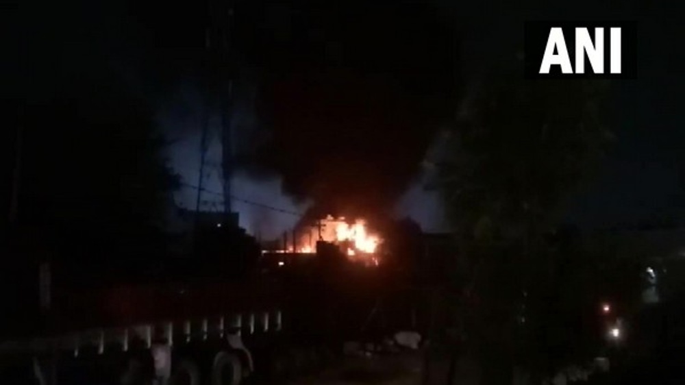 Massive fire breaks out in Chennai warehouse