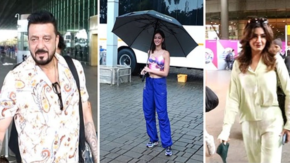Ananya Pandey to Raveena Tandon, celebs spotted at airport