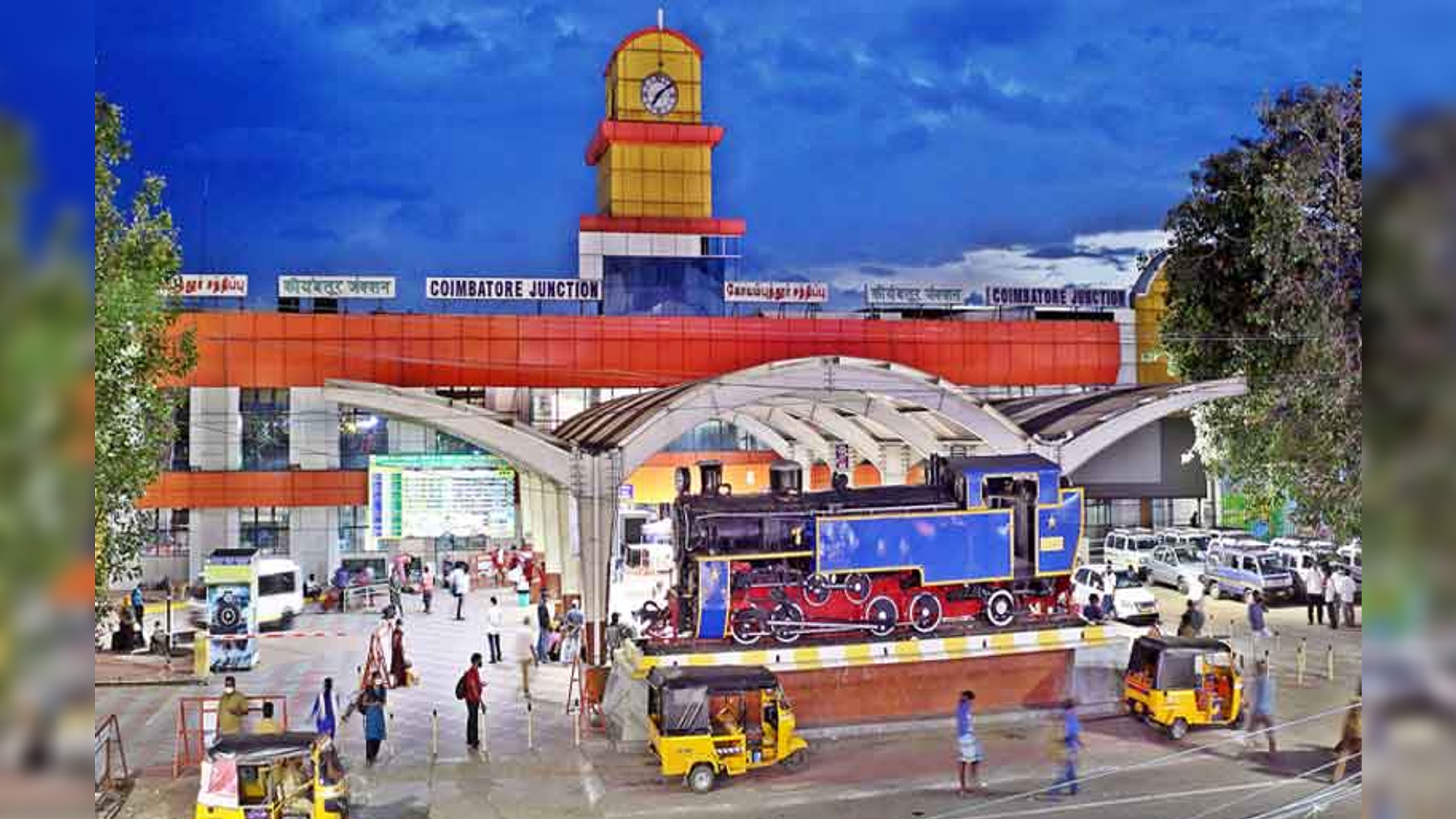 Parliamentary panel inspects works at Coimbatore railway station