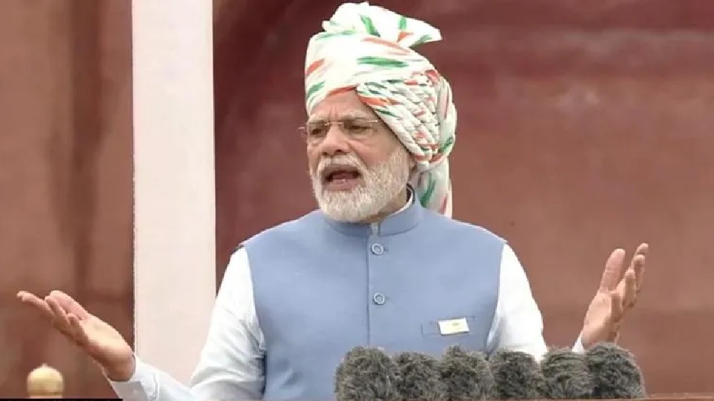 Modi gives 5 pledges to fulfil dreams of country in next 25 years