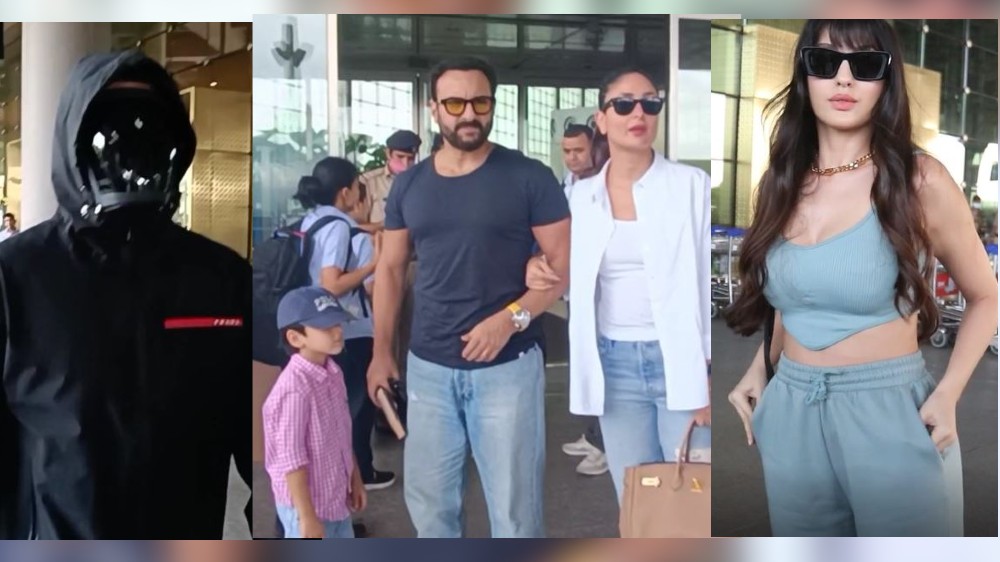 Airport Diaries: Kareena-Saif with Taimur, Nora, Raj Kundra spotted Airport Diaries: Kareena-Saif with Taimur, Nora, Raj Kundra spotted