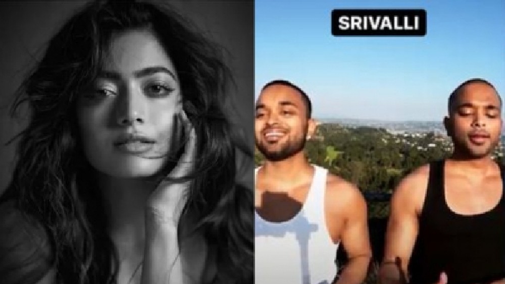 LA-based musical twins do a Srivalli cover, Rashmika reacts