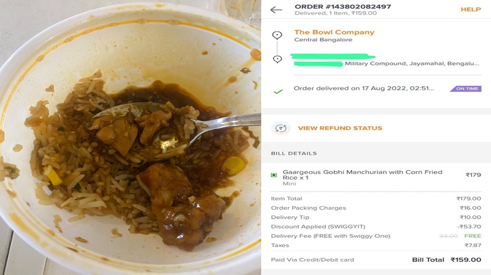 Chicken pieces in veg dish: Tamil lyricist slams Swiggy