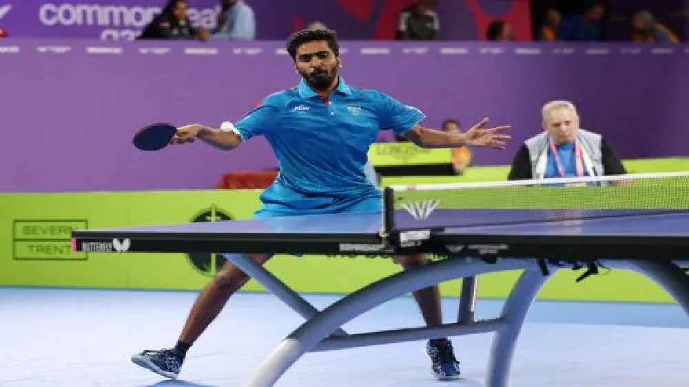 Supermen Sathiyan plays six matches in a day, loses just one