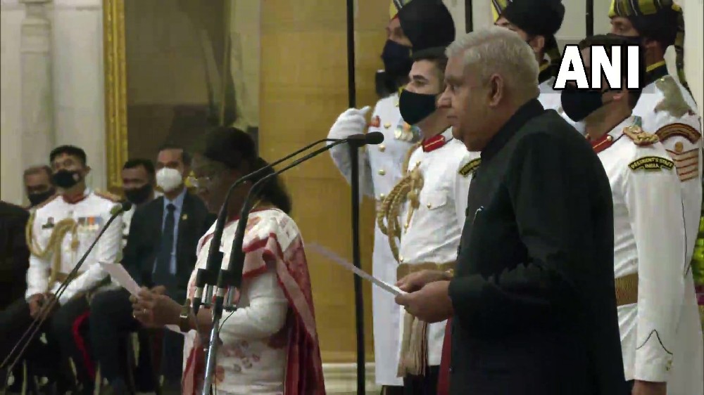 Jagdeep Dhankhar sworn in as 14th Vice President of India