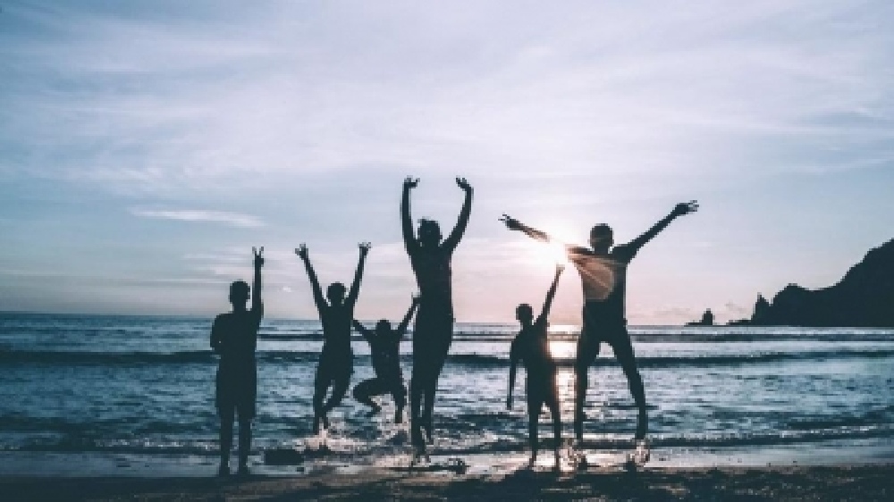 A vacation with your buddy or gang of friends A vacation with your buddy or gang of friends