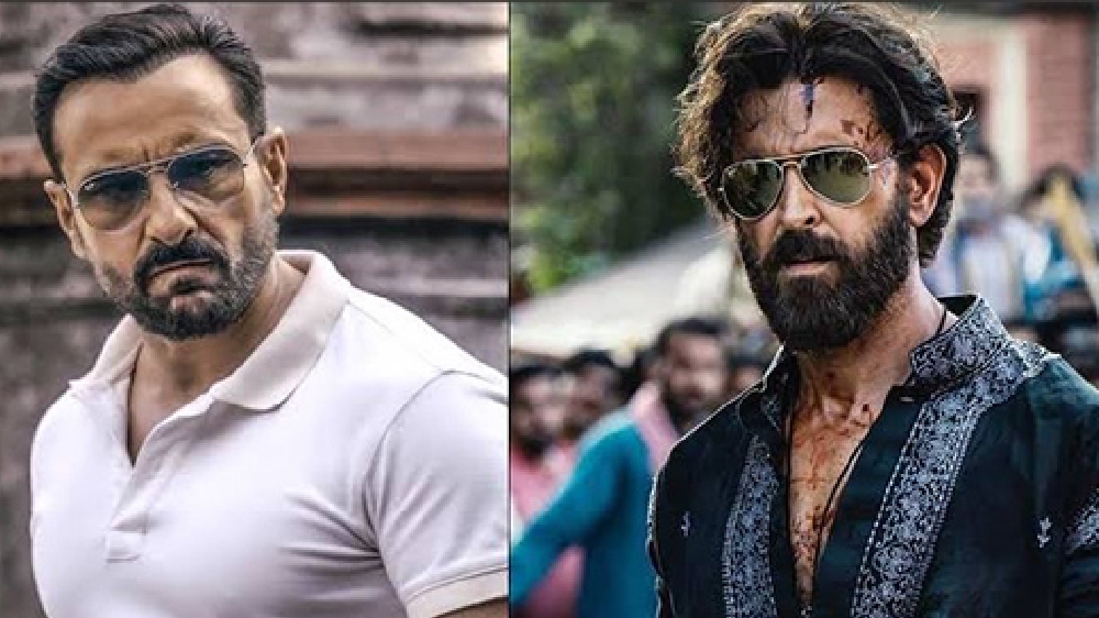 Hrithik, Saif glad as Vikram Vedha teaser gets thumbs up Hrithik, Saif glad as Vikram Vedha teaser gets thumbs up