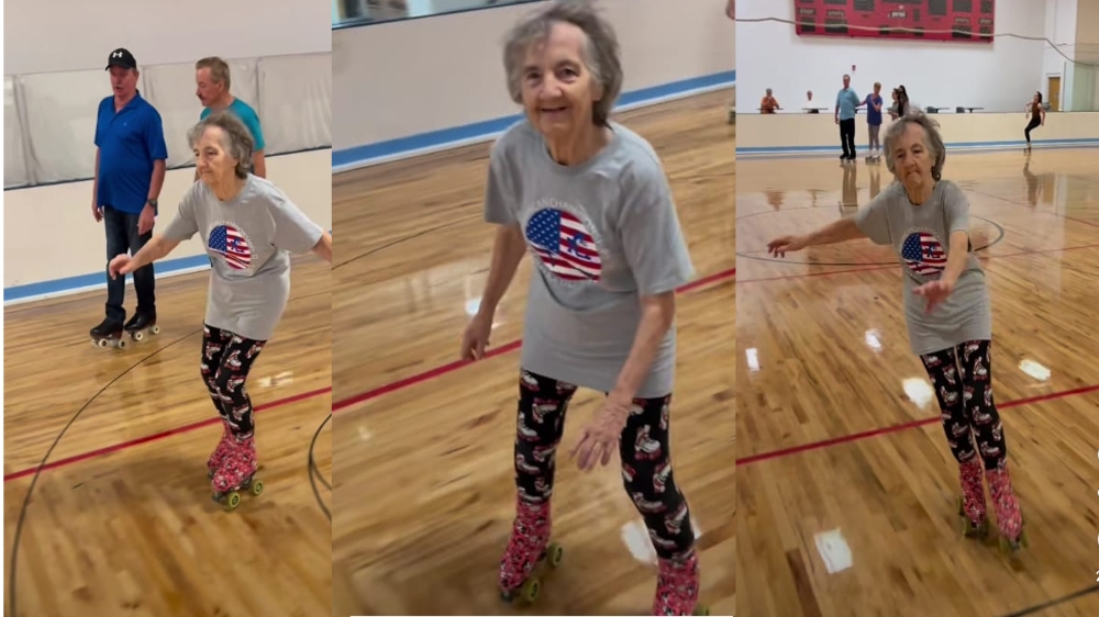 Watch: 86 year old woman show off her amazing skating skills Watch: 86 year old woman show off her amazing skating skills