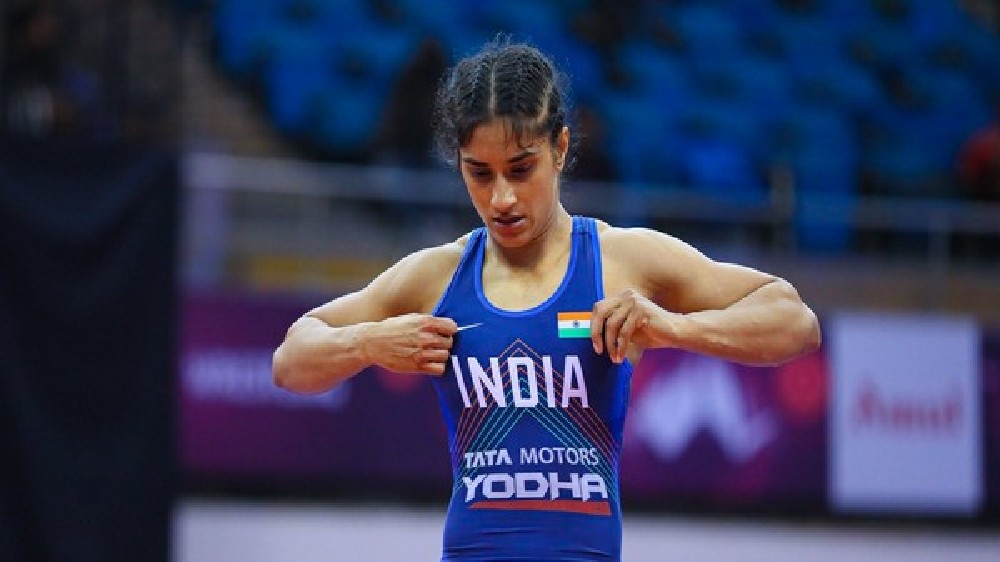 Vinesh Phogat wins gold in Womens Freestyle 53kg