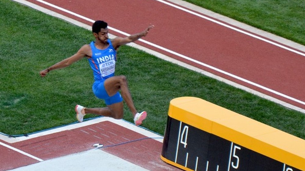 Indias Murali wins historic silver in Mens Long Jump final Indias Murali wins historic silver in Mens Long Jump final