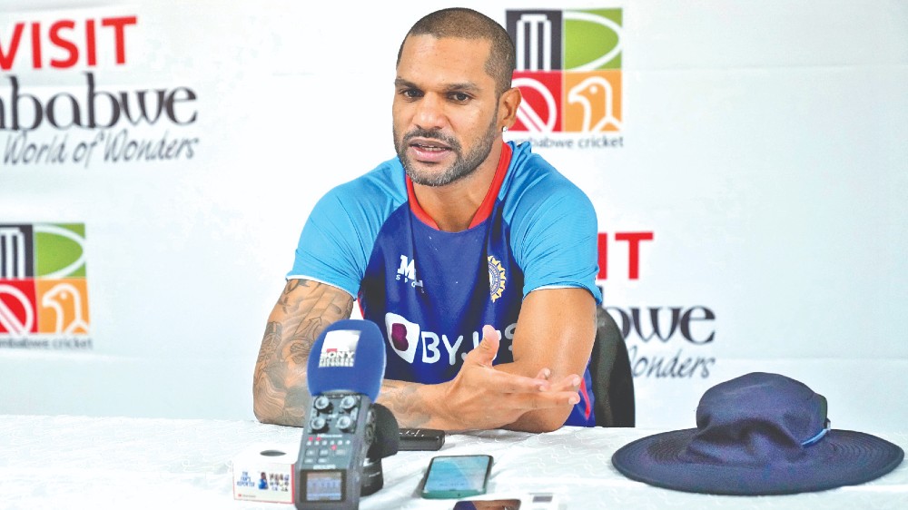 Dhawan relishes mentor role ahead of Zimbabwe series starts today