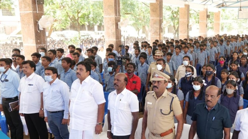 School students take pledge in drive against drugs in TN