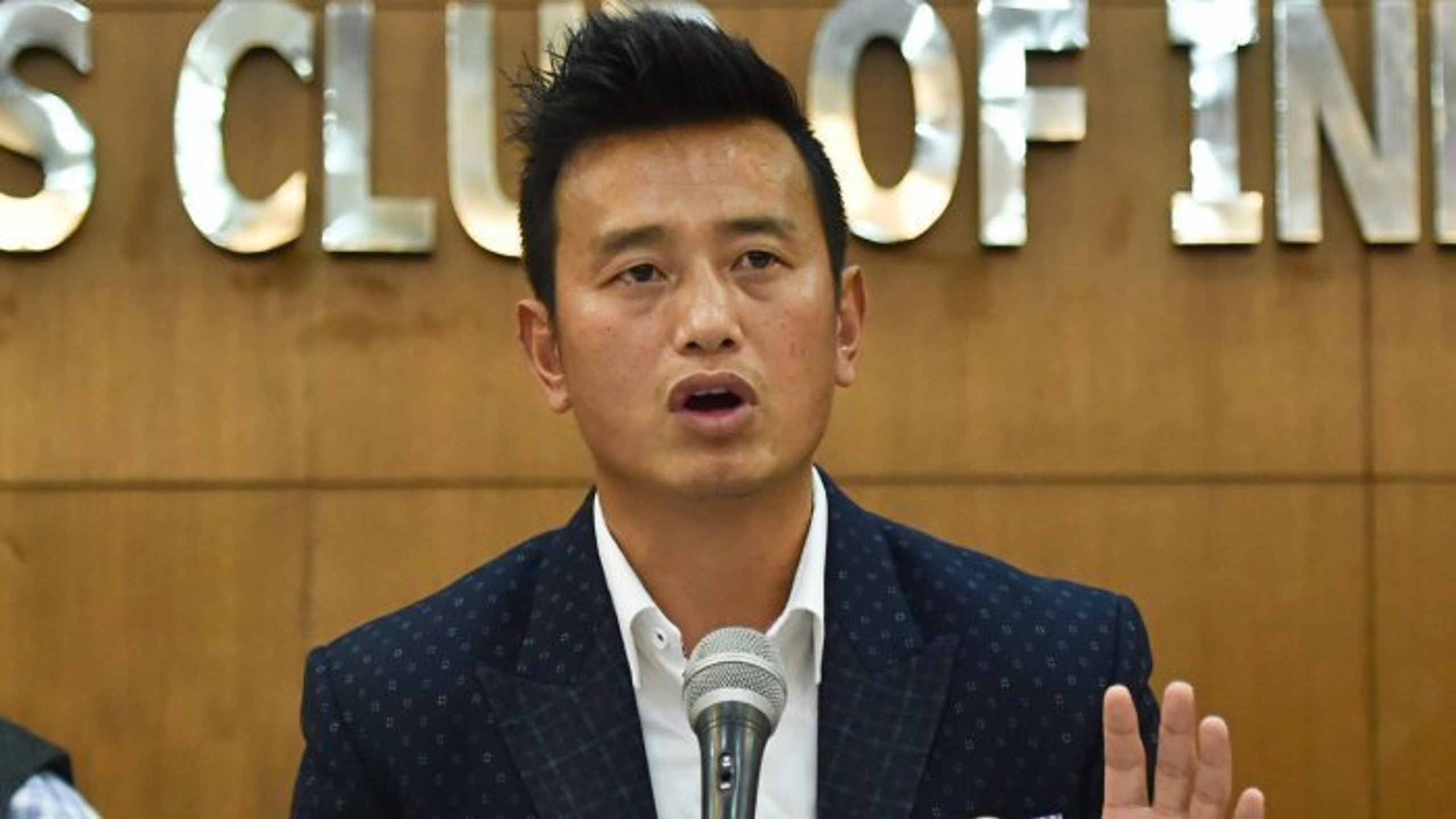 Bhaichung Bhutia files nomination for AIFF president’s post