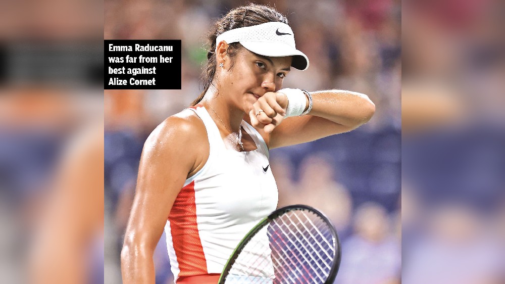 Defending champ Raducanu bows out