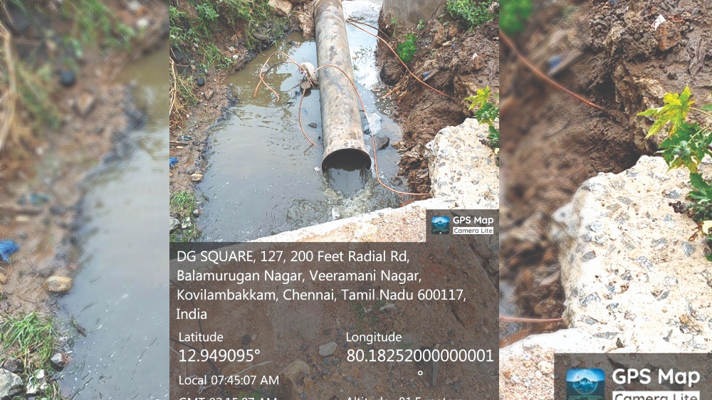 Untreated sewage let into Pallavaram lakes Untreated sewage let into Pallavaram lakes