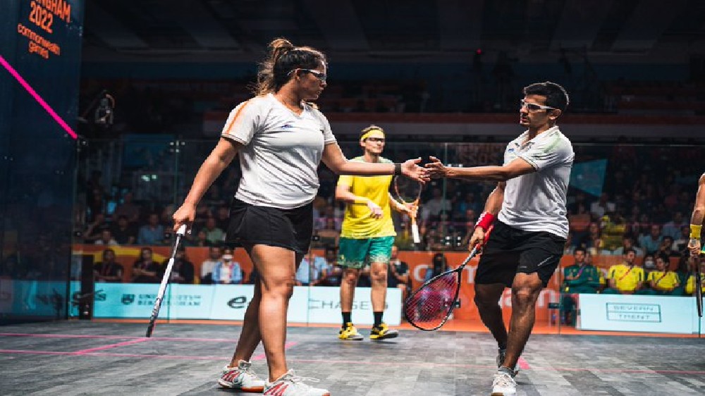 Ghosal-Pallikal pair win bronze in mixed doubles squash