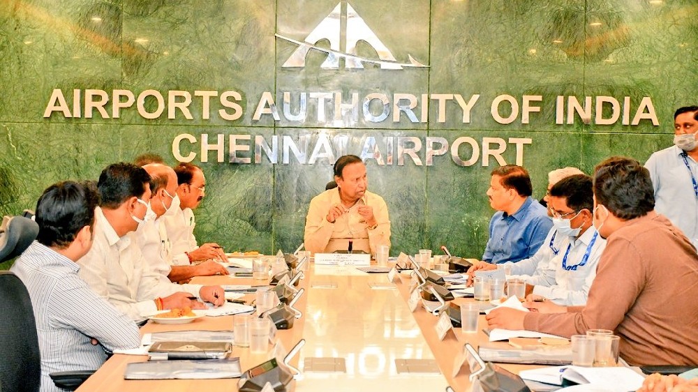 AAC meeting was held at Chennai Airport today