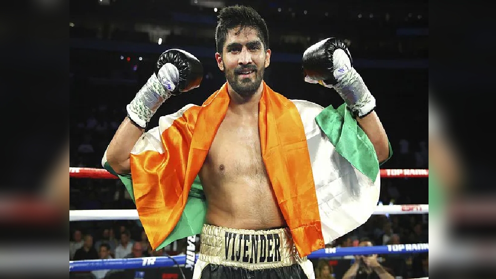Vijender wins in pro boxing after knocking out Ghanas Eliasu