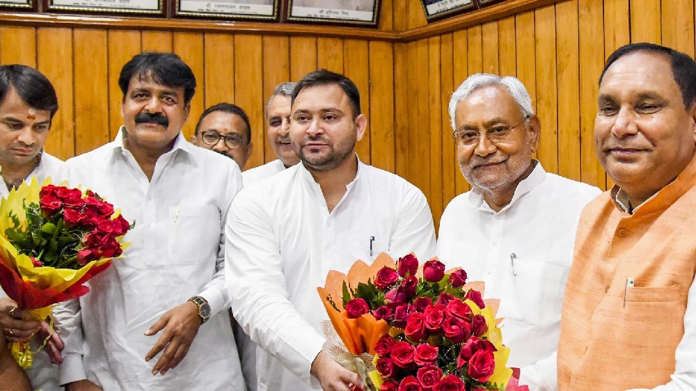 New government in Bihar wins trust vote; BJP stages walkout