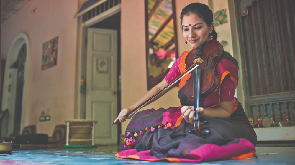 Carnatic violinist Shreya’s debut album is a personal melody Carnatic violinist Shreya’s debut album is a personal melody