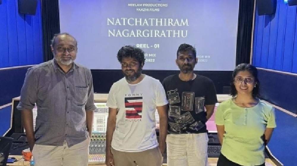 Mixing of Pa Ranjiths musical Natchathiram Nagargiradhu done