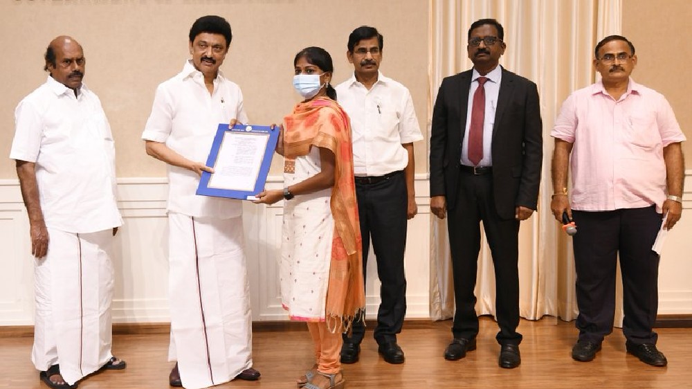 Stalin issues appointment orders to TNPSC candidates