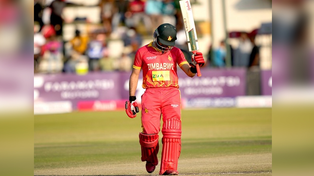 Chakabva lauds Razas brilliant ton against India in 3rd ODI